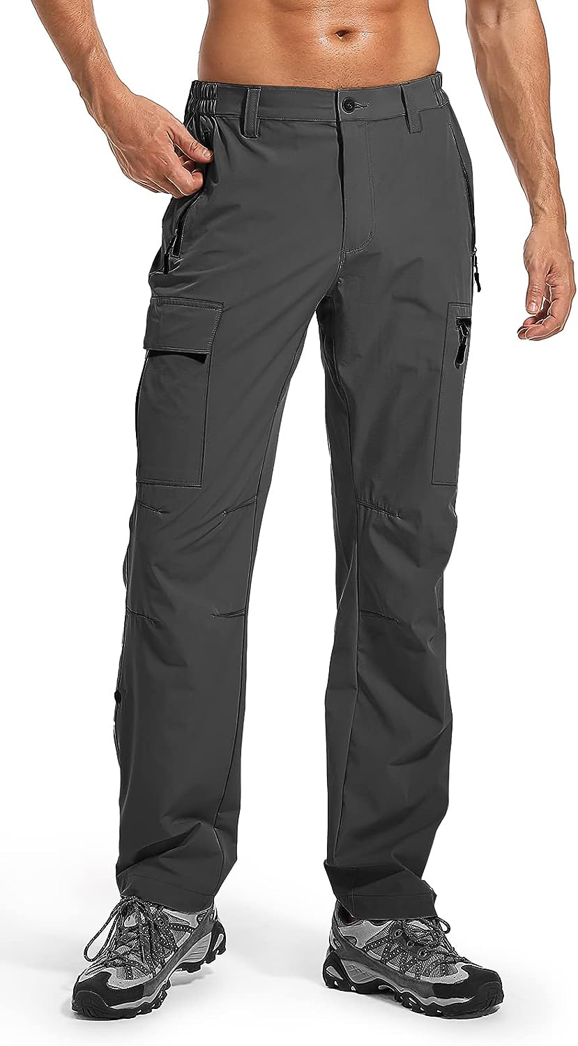 Lightweight Waterproof Backpacking Pants Camping Lights Men's