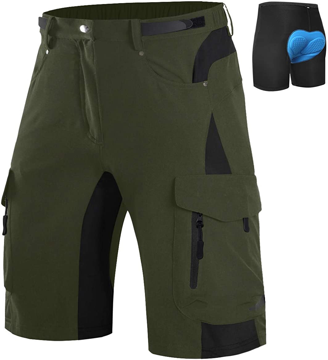 Men's Quick Dry Stretchy Mountain Bike Shorts 06