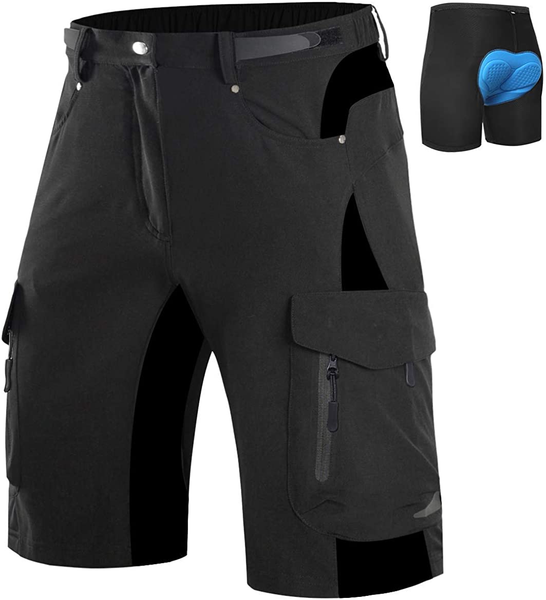 Men's Quick Dry Stretchy Mountain Bike Shorts 06