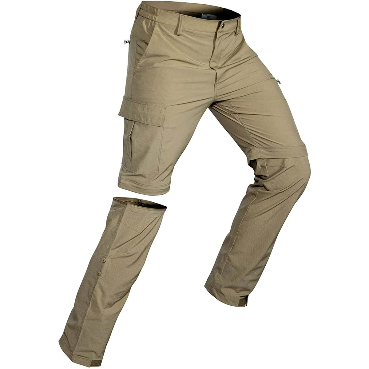 Men's Breathable Cargo Convertible Hiking Pants