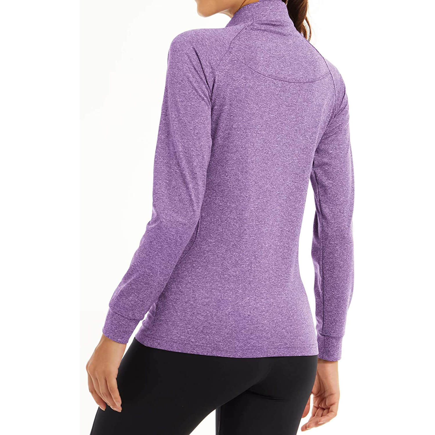 Women's 1/4 Zip Fleece Long Sleeve Shirts
