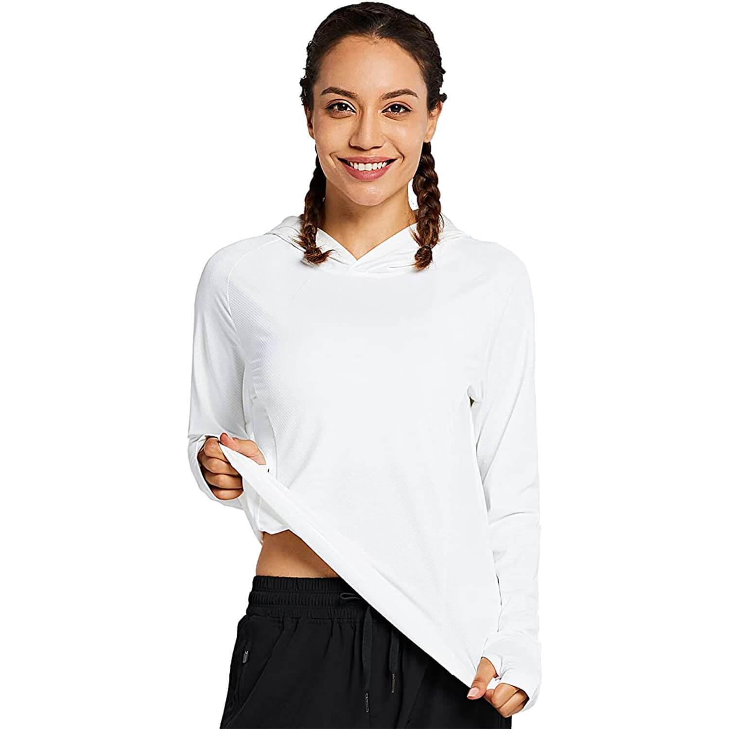 Women's Zip Pockets Light? Hoodie Jacket