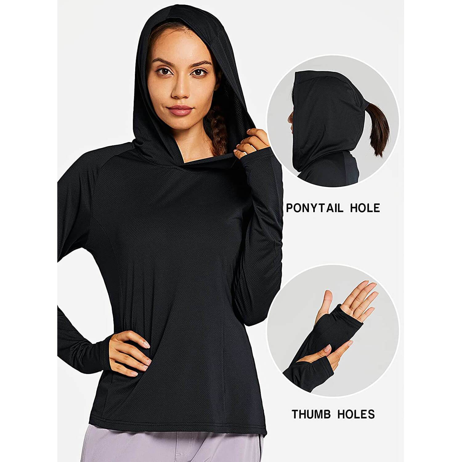 Women's Zip Pockets Light? Hoodie Jacket