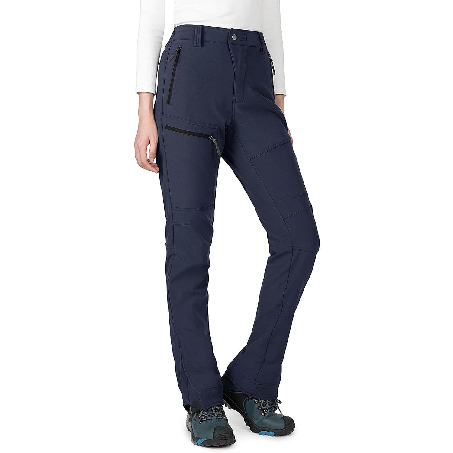 Women Warm Outdoor Winter Hiking Pants 06