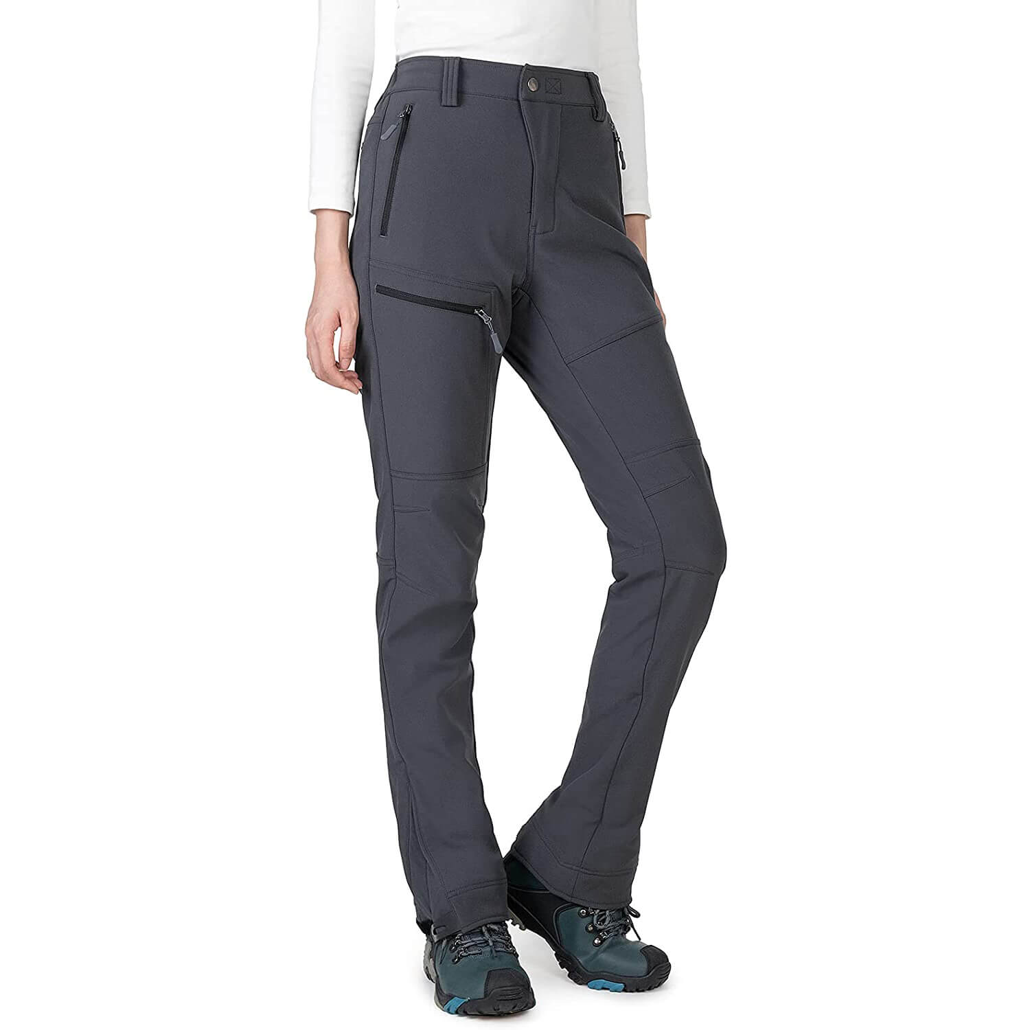 Women Warm Outdoor Winter Hiking Pants 06