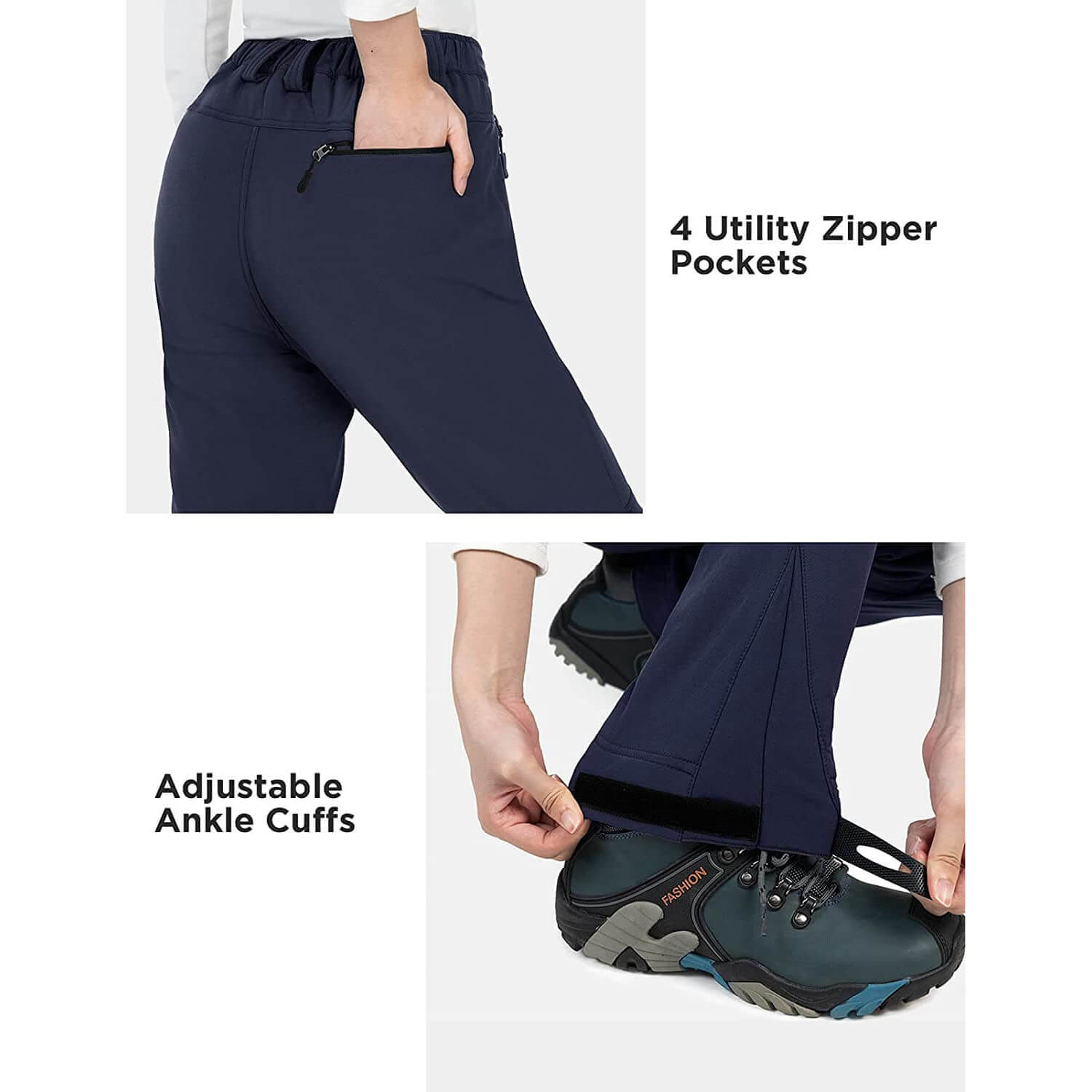 Women Warm Outdoor Winter Hiking Pants 06