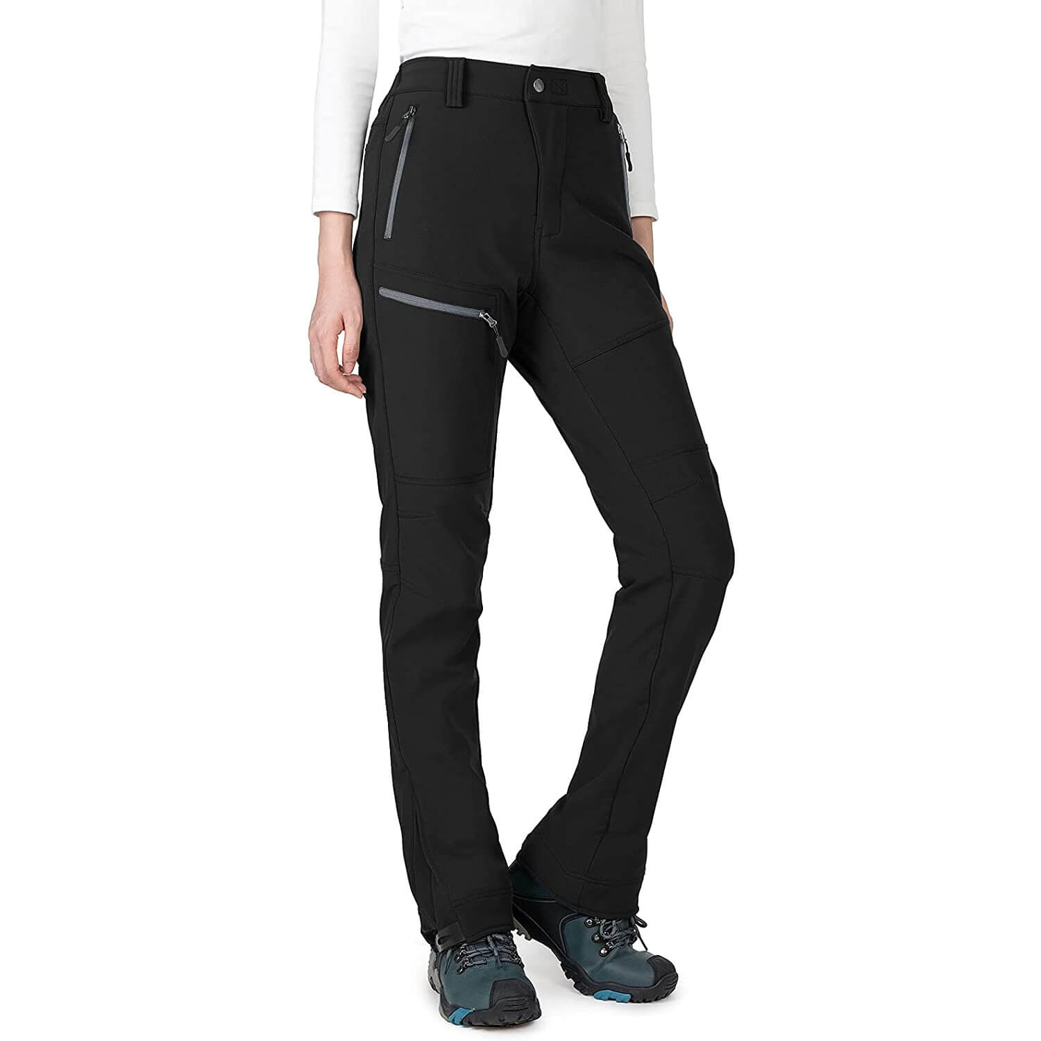 Women Warm Outdoor Winter Hiking Pants 06