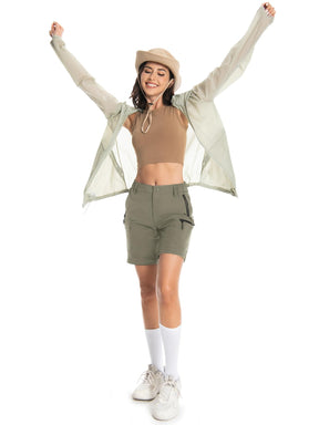 Wespornow Women's-Hiking-Pants Convertible-Zip-Off-Quick-Dry-Pants for Cargo, Camping, Travel, Outdoor, Fishing, Safari