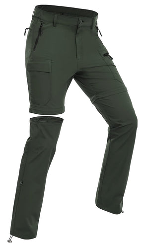 Wespornow Women's-Hiking-Pants Convertible-Zip-Off-Quick-Dry-Pants for Cargo, Camping, Travel, Outdoor, Fishing, Safari