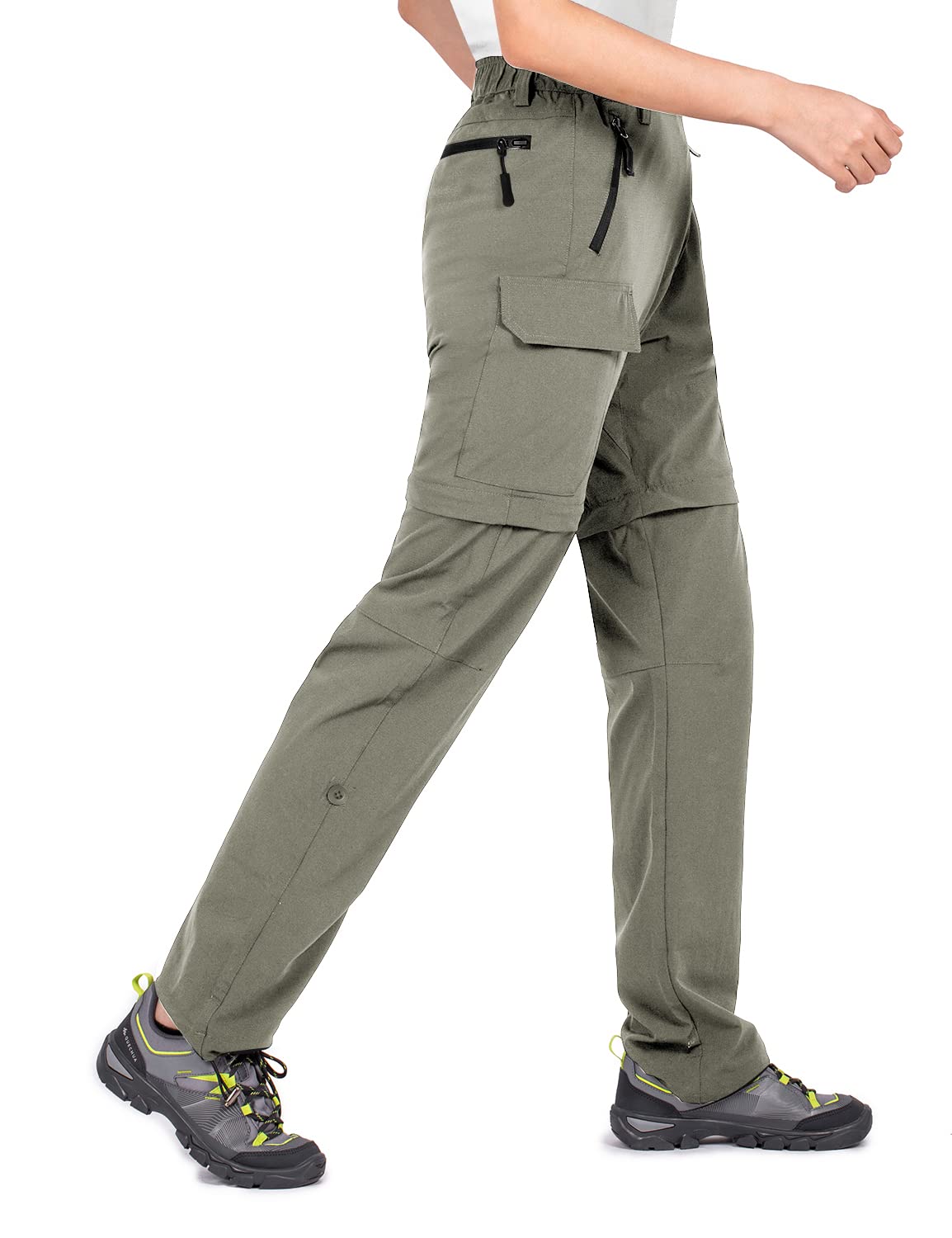Wespornow Women's-Hiking-Pants Convertible-Zip-Off-Quick-Dry-Pants for Cargo, Camping, Travel, Outdoor, Fishing, Safari