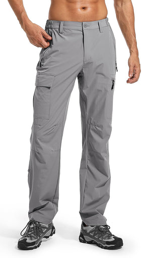 Wespornow Hiking Travel Pants for Men: Lightweight Water-Resistant Quick Dry Outdoor Pants for Fishing Camping
