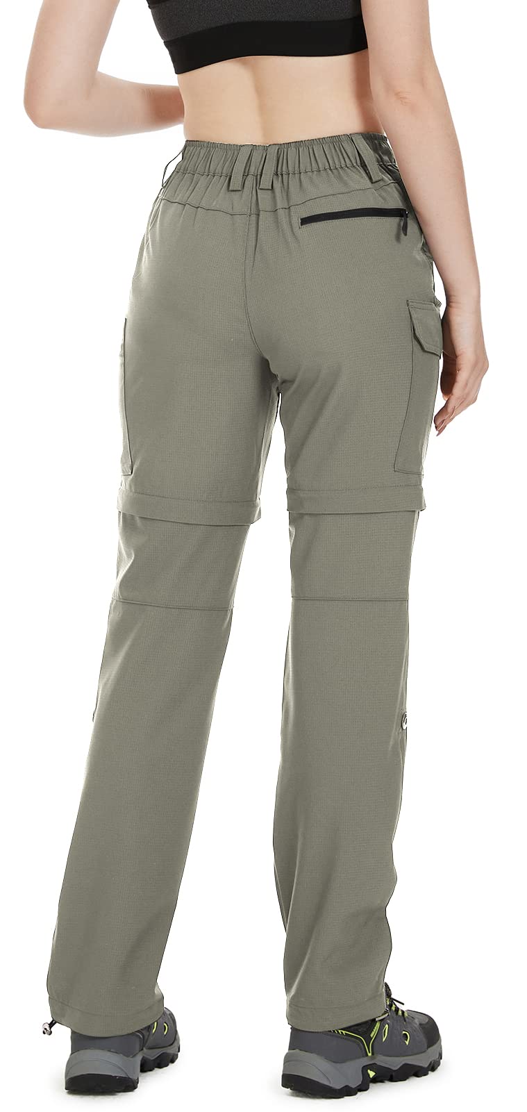 Wespornow Women's-Hiking-Pants Convertible-Zip-Off-Quick-Dry-Pants for Cargo, Camping, Travel, Outdoor, Fishing, Safari