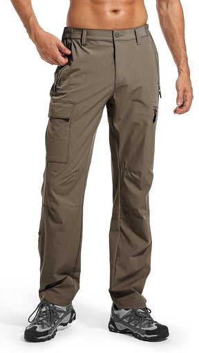 Wespornow Hiking Travel Pants for Men: Lightweight Water-Resistant Quick Dry Outdoor Pants for Fishing Camping