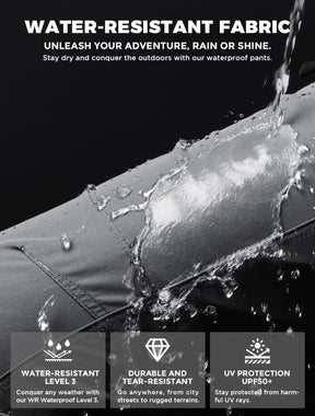 Wespornow Hiking Travel Pants for Men: Lightweight Water-Resistant Quick Dry Outdoor Pants for Fishing Camping