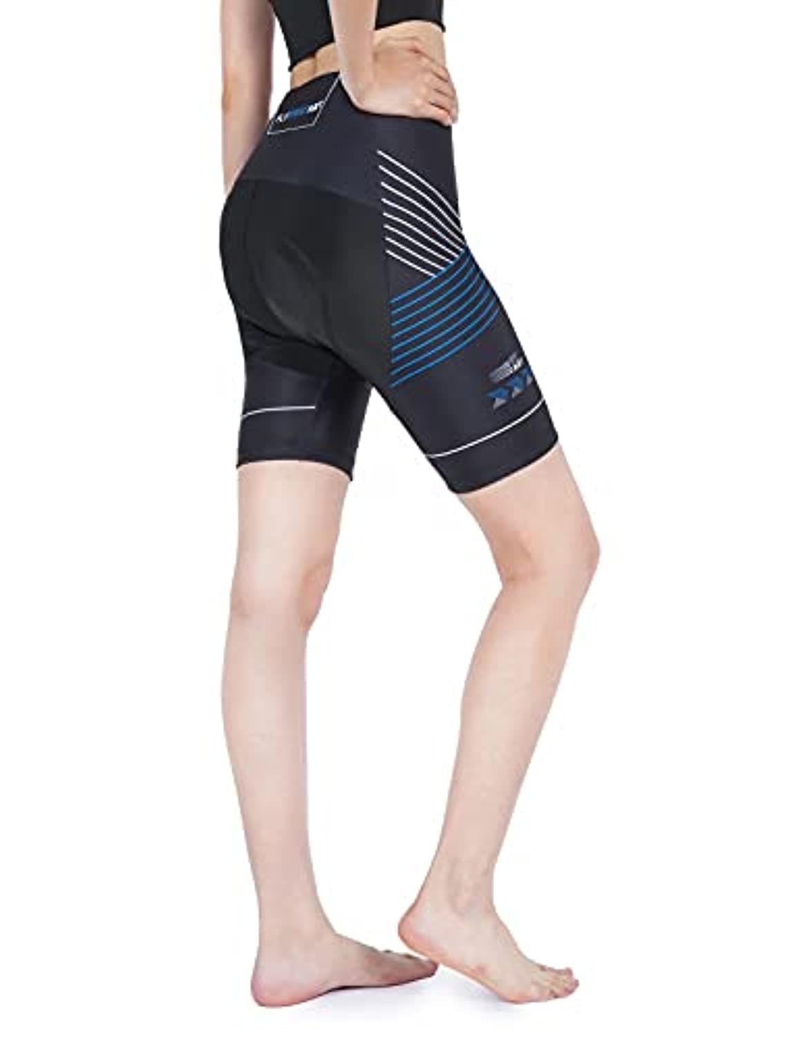 Women 3D Padded High Waist Cycling Shorts 01