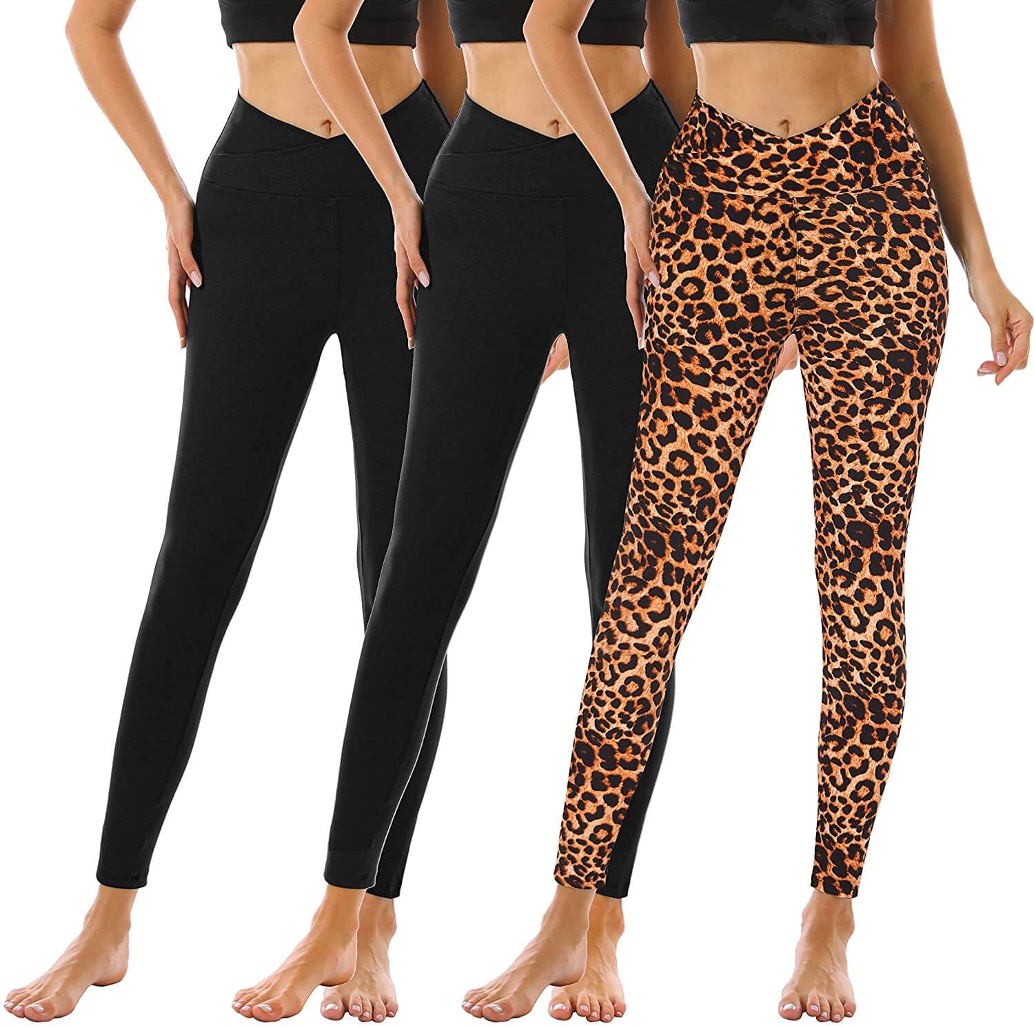 Women's High Waisted Tummy Control Leggings 02