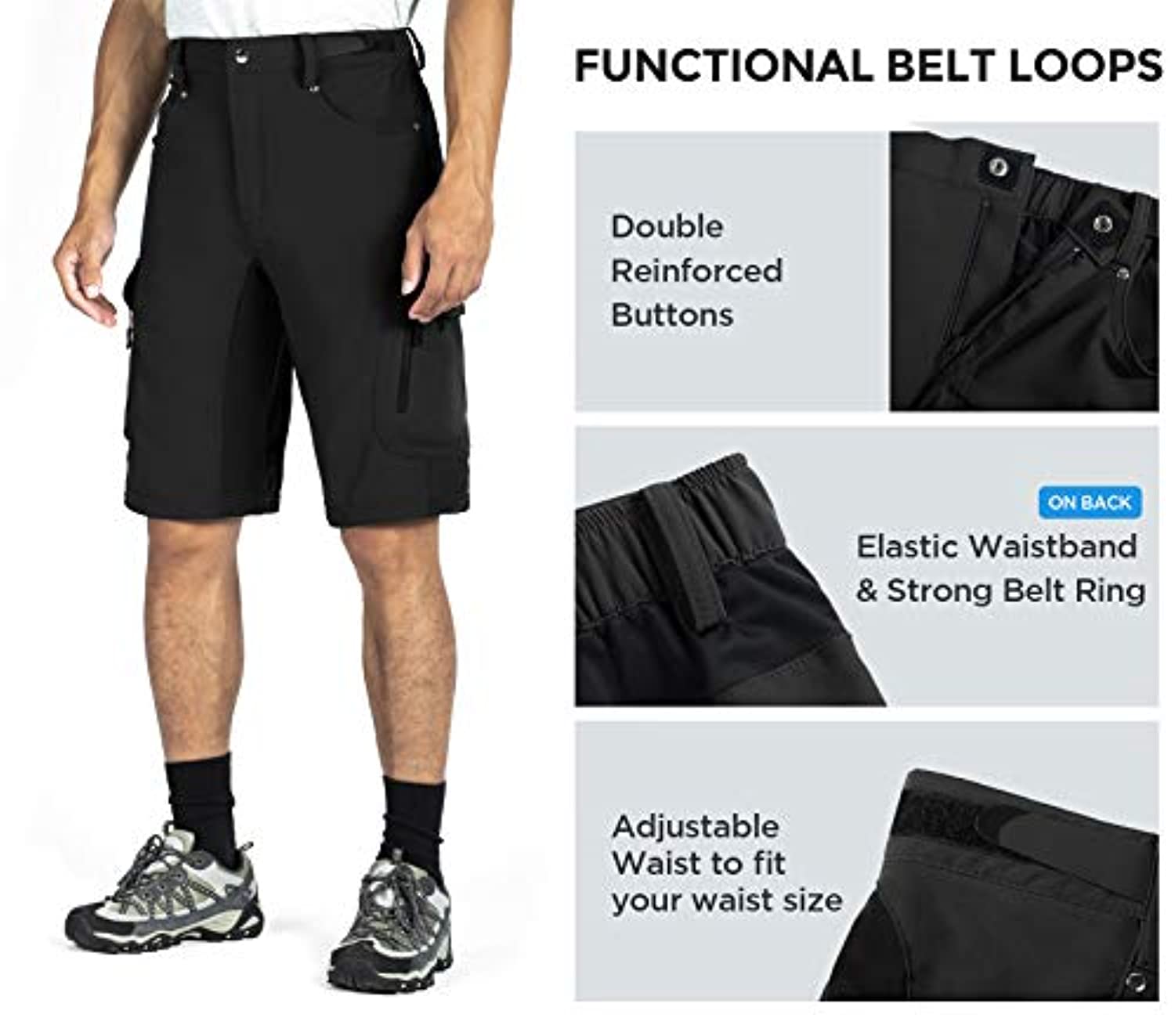 Men's Quick Dry Stretchy Mountain Bike Shorts