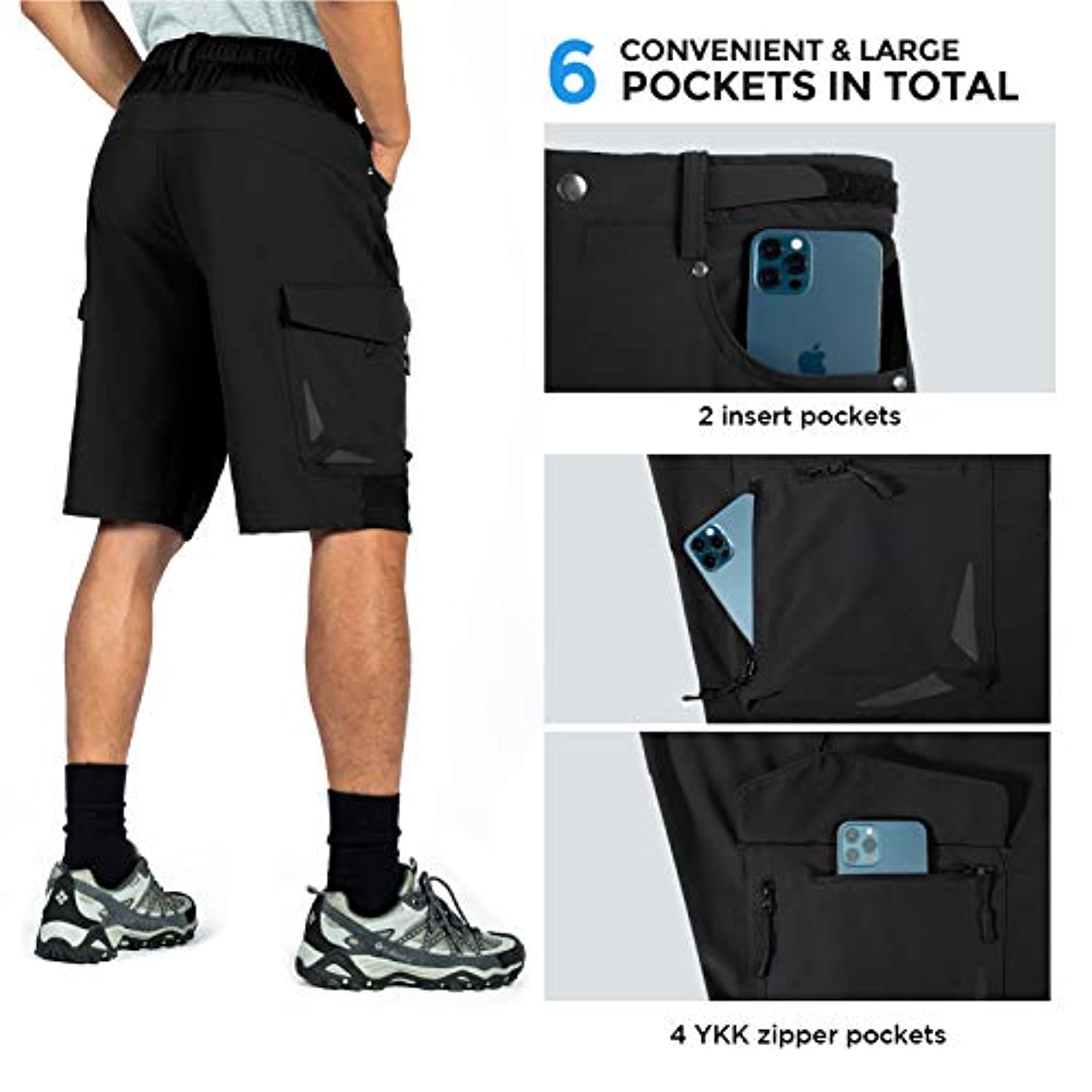 Men's Quick Dry Stretchy Mountain Bike Shorts