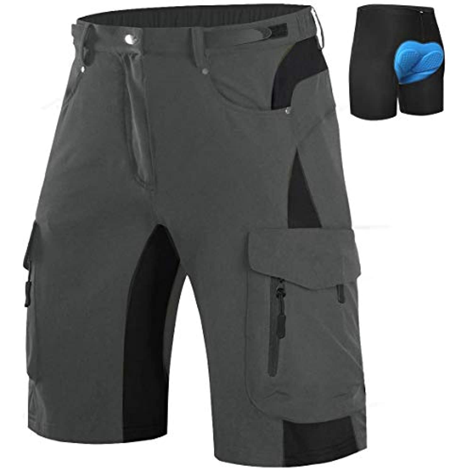 Men's Quick Dry Stretchy Mountain Bike Shorts 06