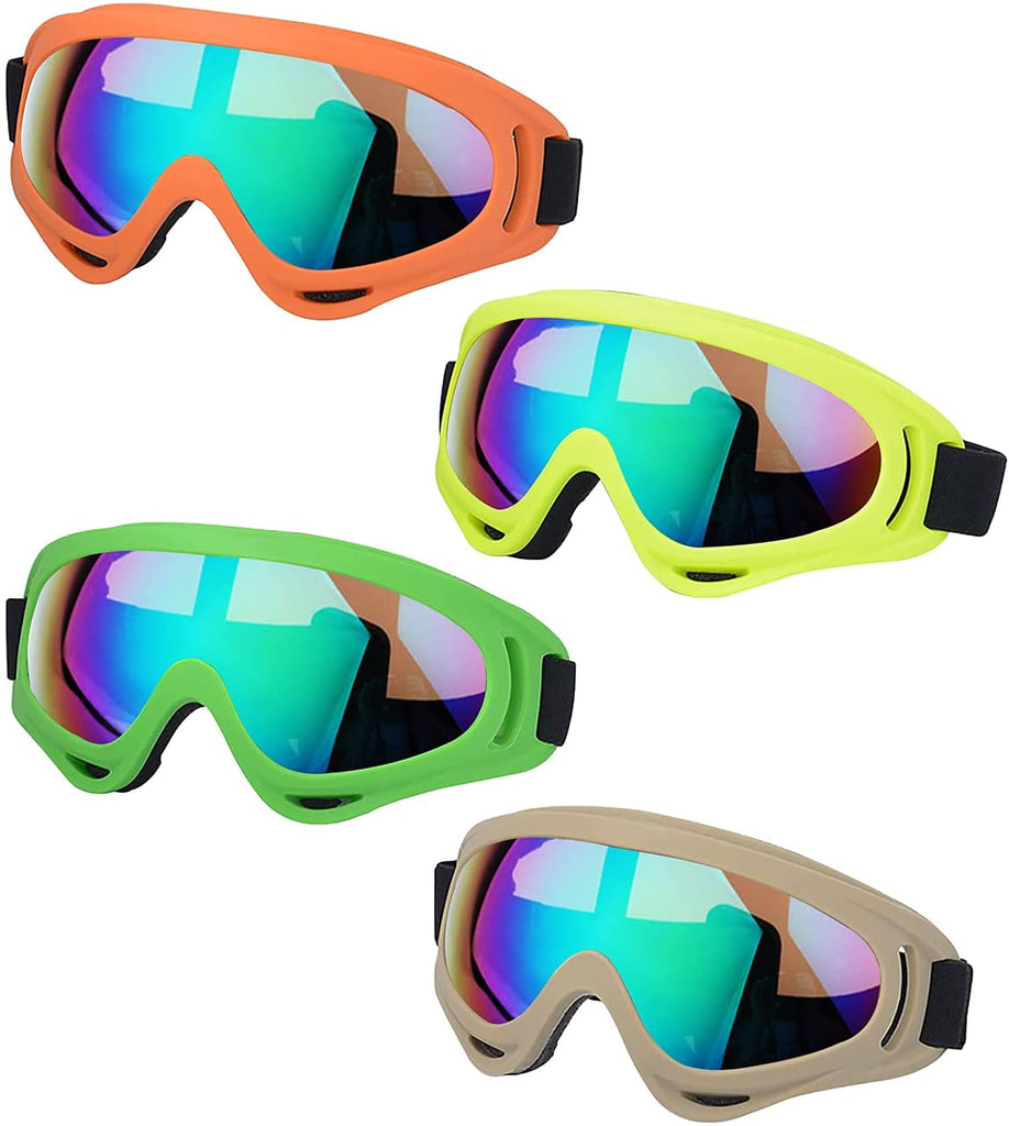 Tactical Combat Military Glasses Pack of 4 Ski Goggles