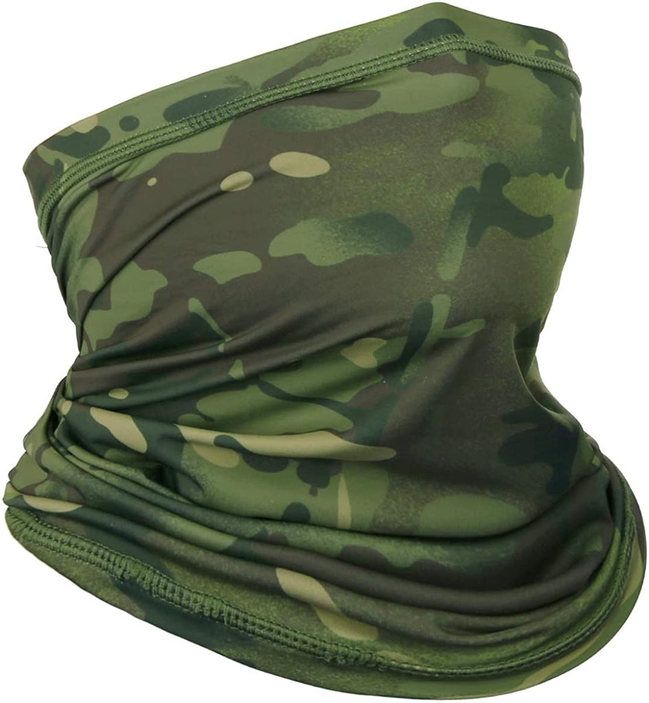 Multifunctional Drawstring Neck Gaiter Face Mask 02
