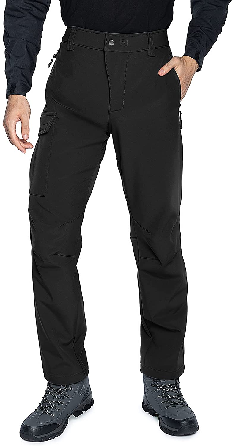 Asiapo China Factory Men's Black DWR Soft Shell Hiking Ski Snowboard Cargo  Pants with Fleece Lined / Multiple Pockets - China Athletic Ski Pants and  Outdoor Ski Pants price