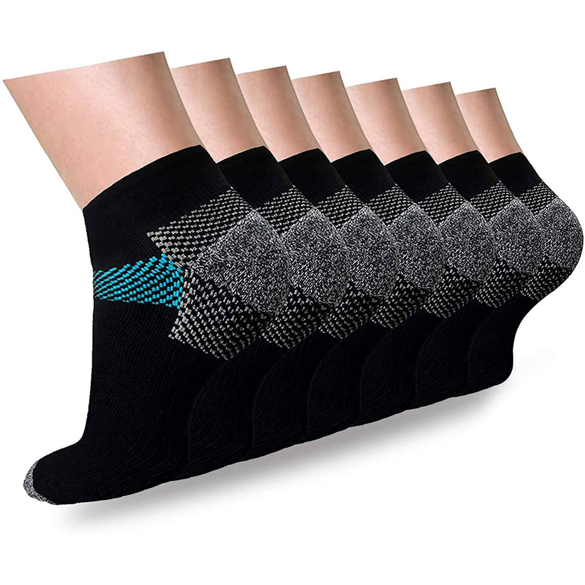 Low Ankle Athletic Compression Running Socks For Men Women 02