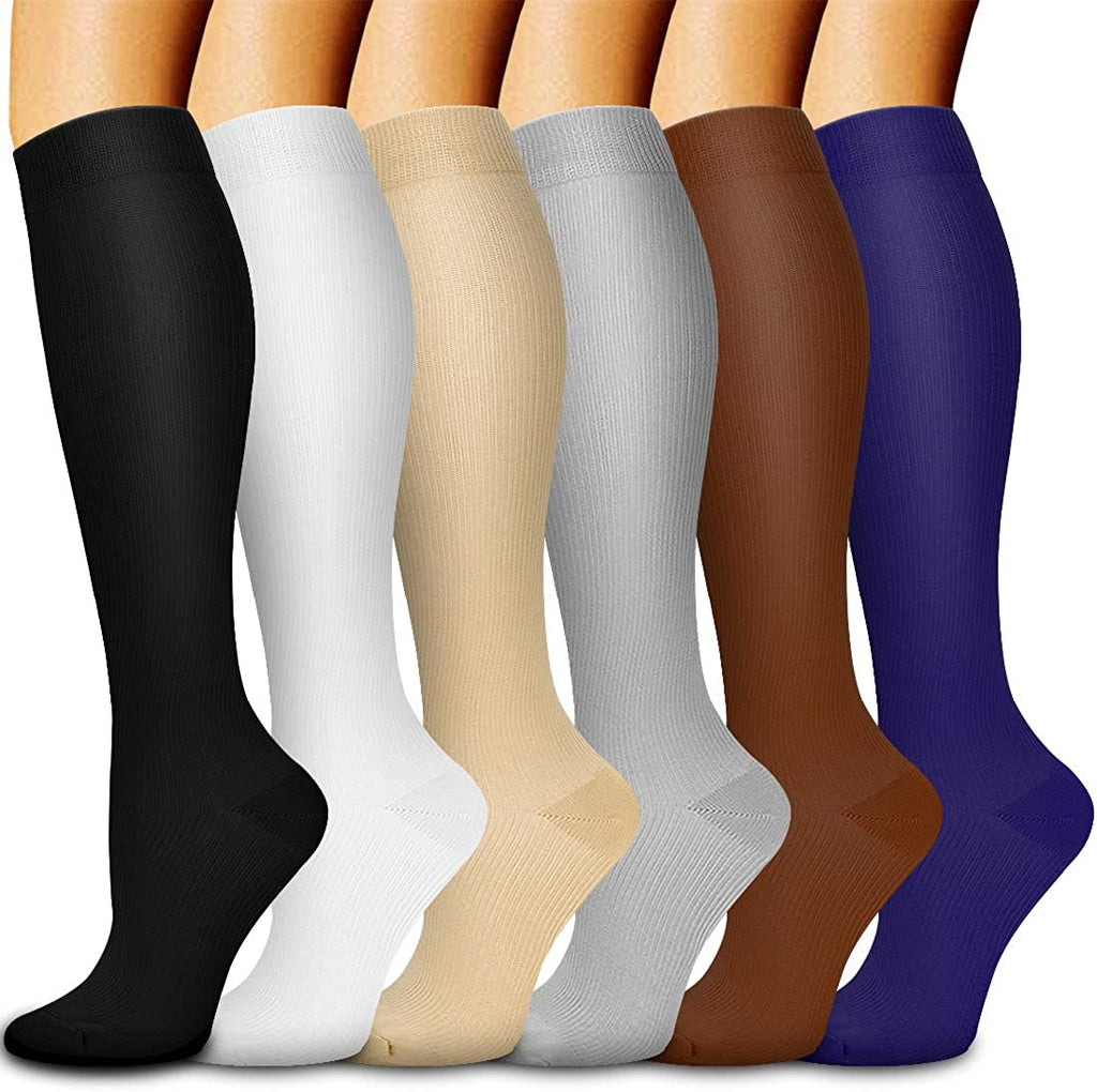 Running Copper Support Compression Socks for Men Women