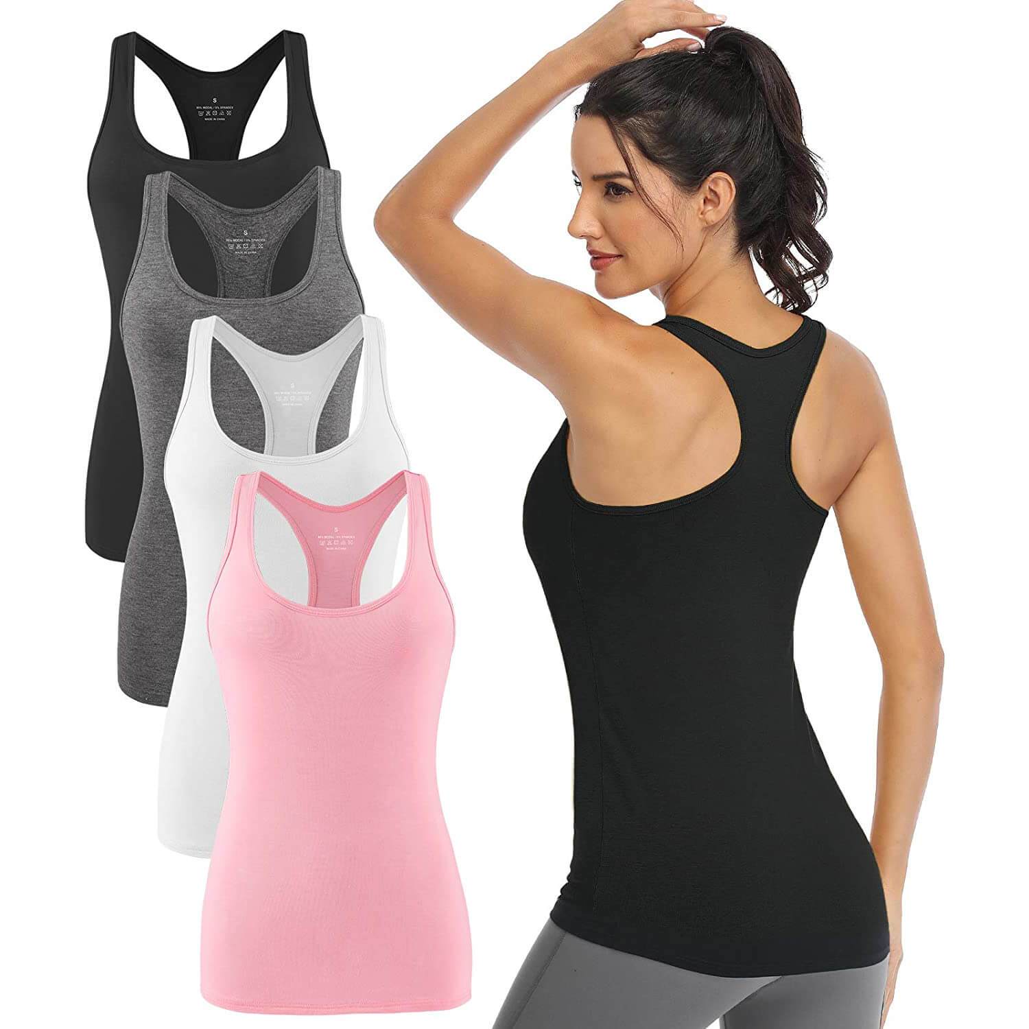 Women's Sports Racerback Exercise Shirt