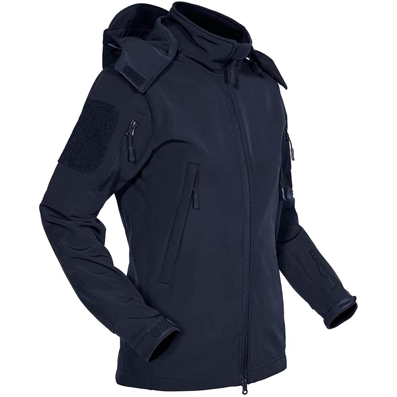 Women's Winter Hooded 6 Pockets Jacket