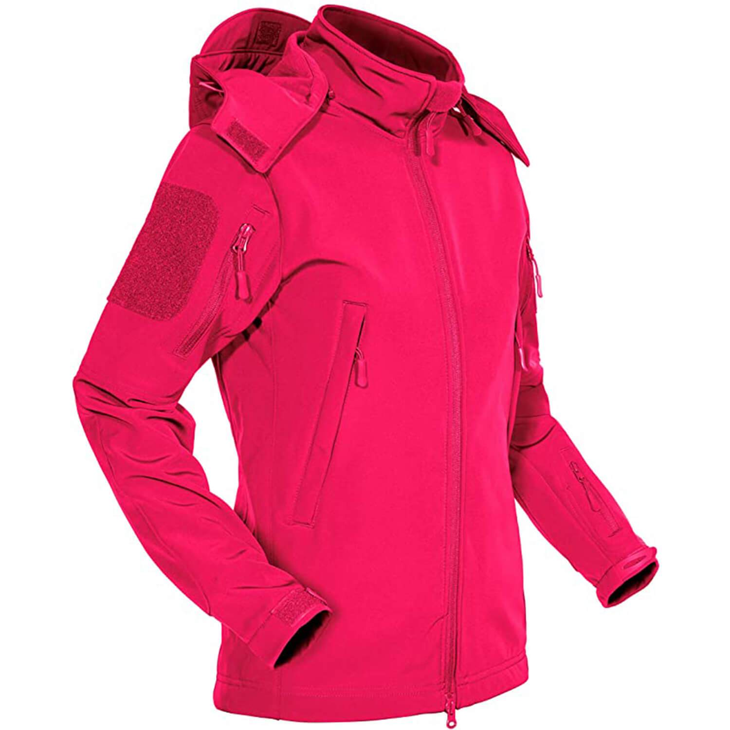 Women's Winter Hooded 6 Pockets Jacket