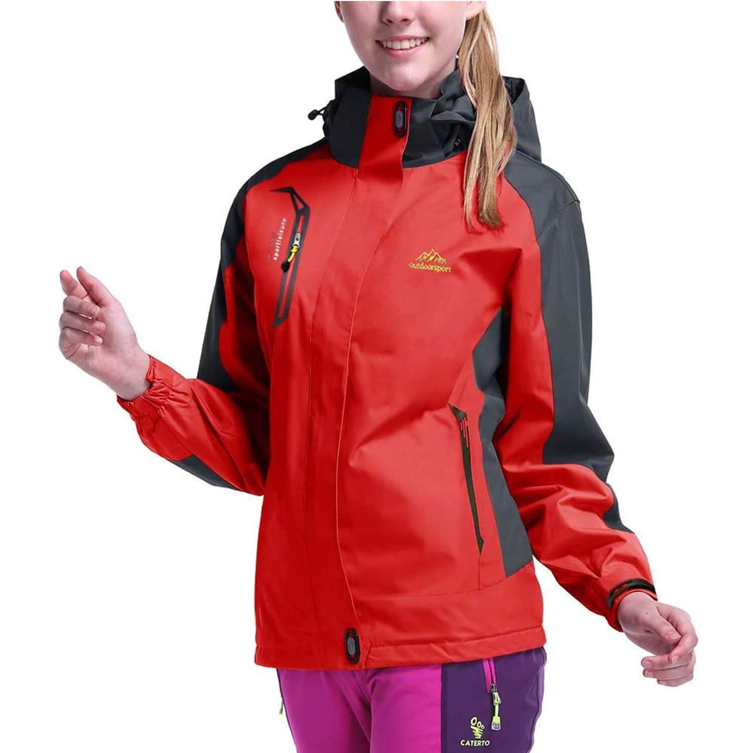 Women's Water-Resistant Rain Jacket 