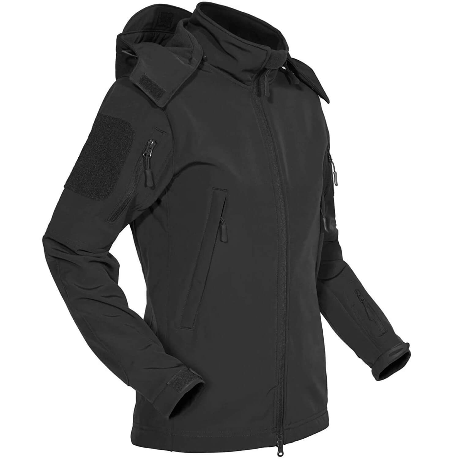 Women's Winter Hooded 6 Pockets Jacket