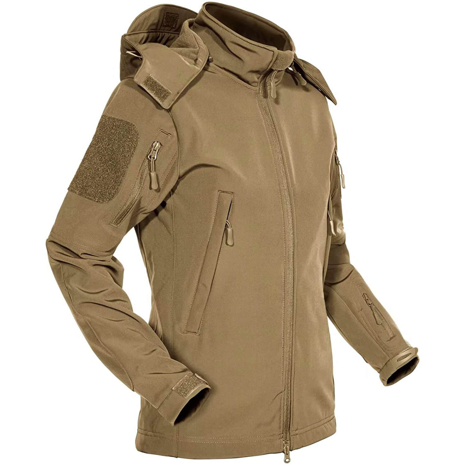 Women's Winter Hooded 6 Pockets Jacket